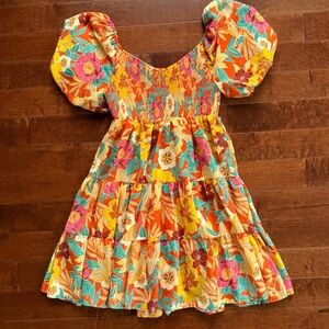 Flying Tomato Tropical Floral Mini Dress – Size Large